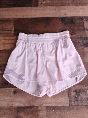 Lululemon Strawberry Milkshake Hotty Hot Shorts Size 6